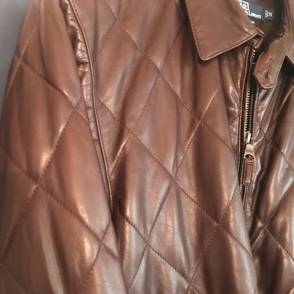 Vintage Polo Ralph Lauren Leather Jacket!!! - Picture 5 of 16